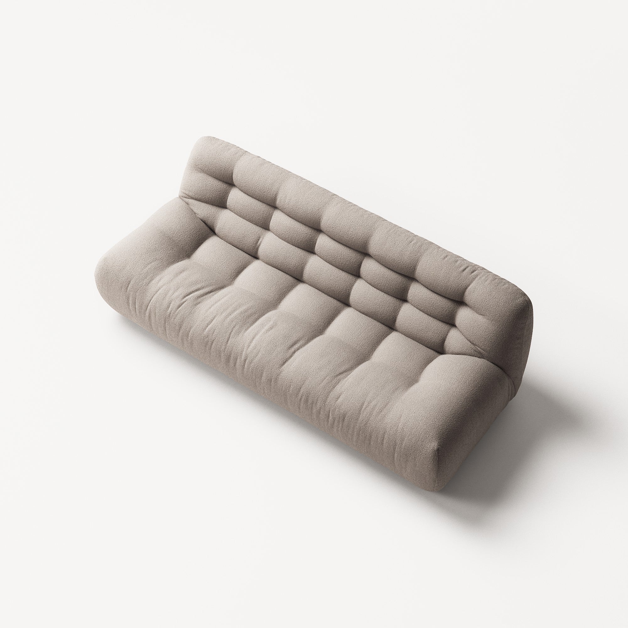 Paloma - 3 Seat - Fine Bouclé Warm Grey
