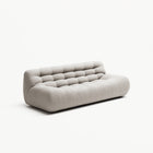 Paloma - 3 Seat - Micro Chenille Grey Cream