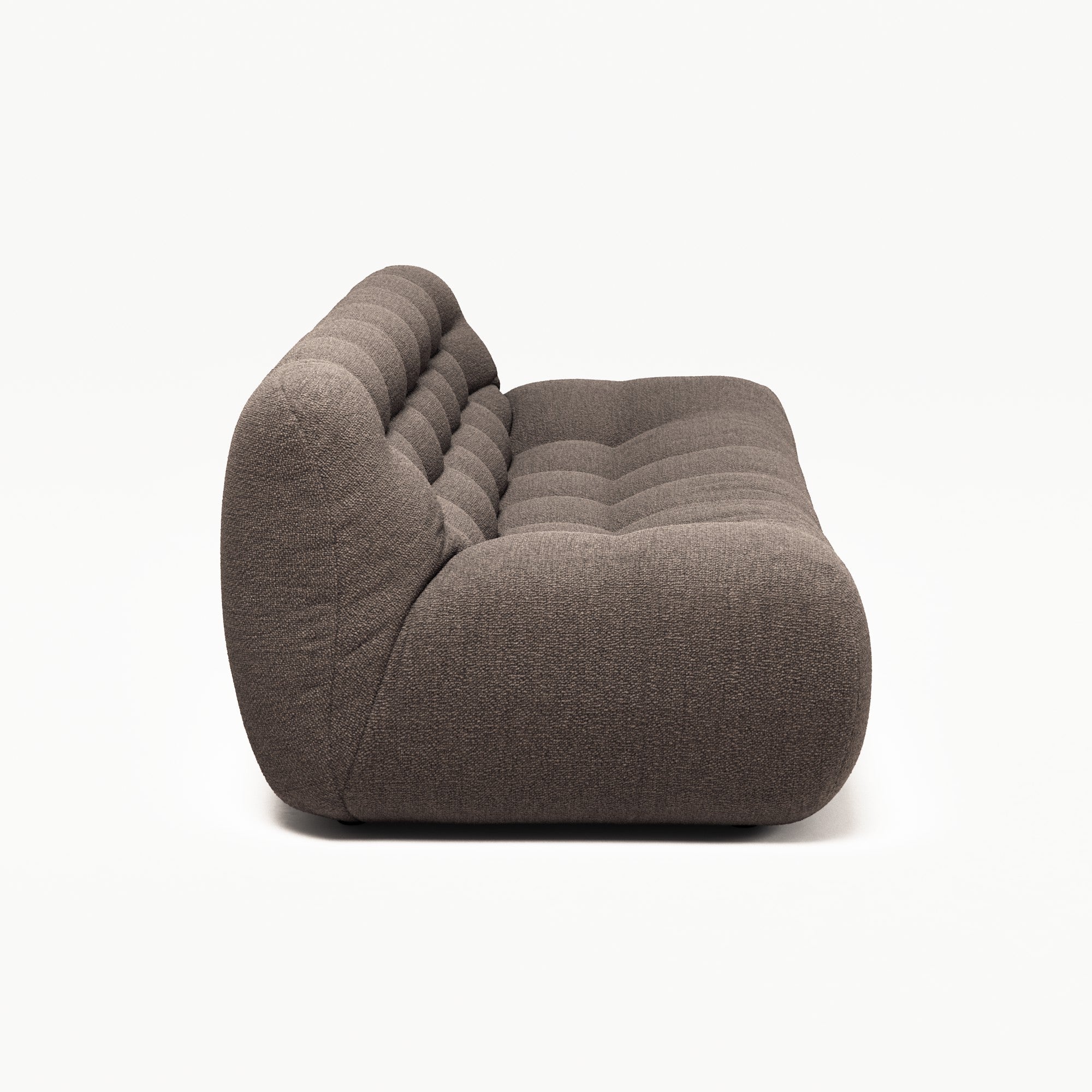 Paloma - 3 Seat - Glint Bouclé Dark Brown