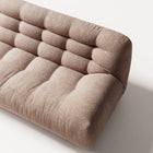 Paloma - 3 Seat - Glint Bouclé Chalk Pink