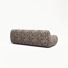 Paloma - 3 Seat - Chenille Jacquard Zebra Brown White