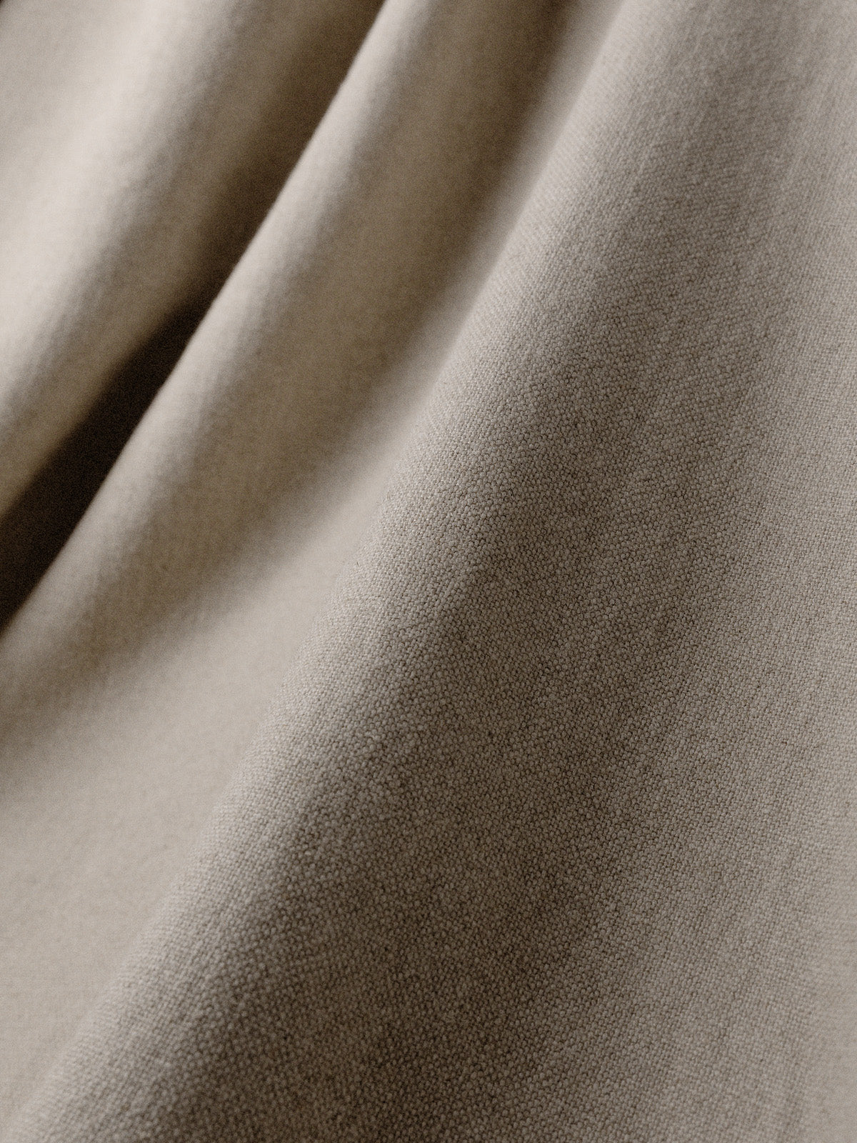 Fabric Sample Pure Linen Pale Gray