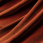 Fabric Sample Soft Matte Velvet Rust Orange