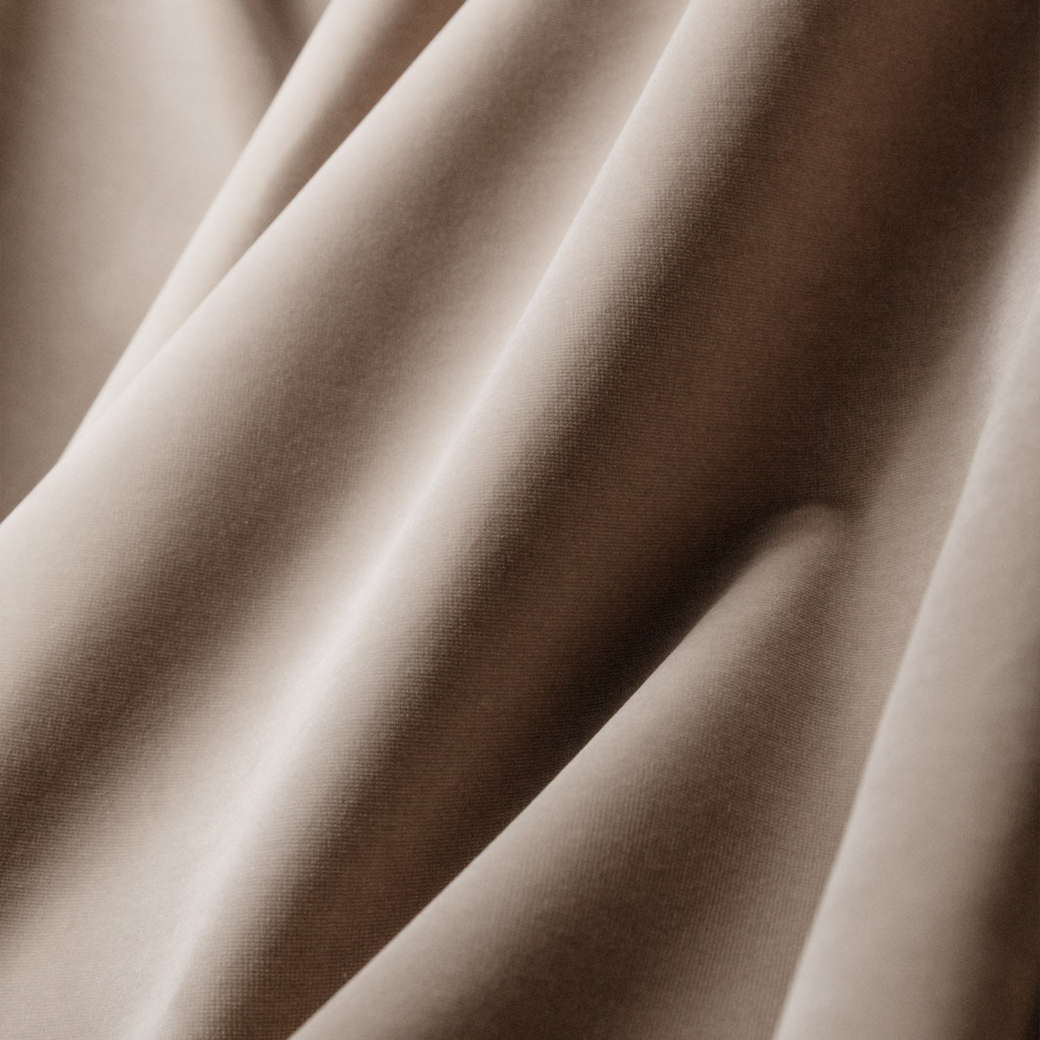 Fabric Sample Soft Matte Velvet Warm Beige