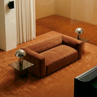 MONOLITH - 2 Seat - Soft Matte Velvet Rust Orange