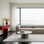 MONOLITH - 4 Seat - Micro Chenille Grey Cream