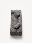 NOMAD - 2 Seat - Chenille Jacquard Zebra Black White