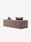 NOMAD - 2 Seat - Chenille Jacquard Zebra Brown White