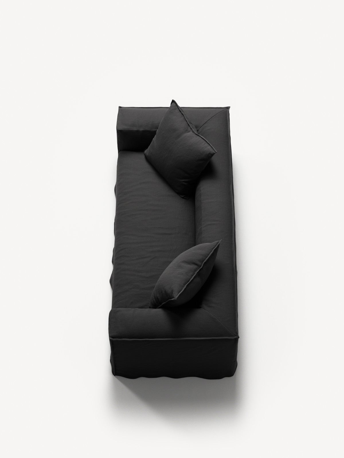 NOMAD - 2 Seat - Pure Linen Dark Charcoal