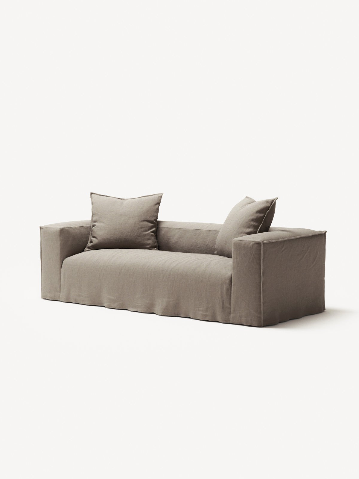NOMAD - 2 Seat - Pure Linen Pale Gray