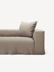 NOMAD - 2 Seat - Pure Linen Pale Gray