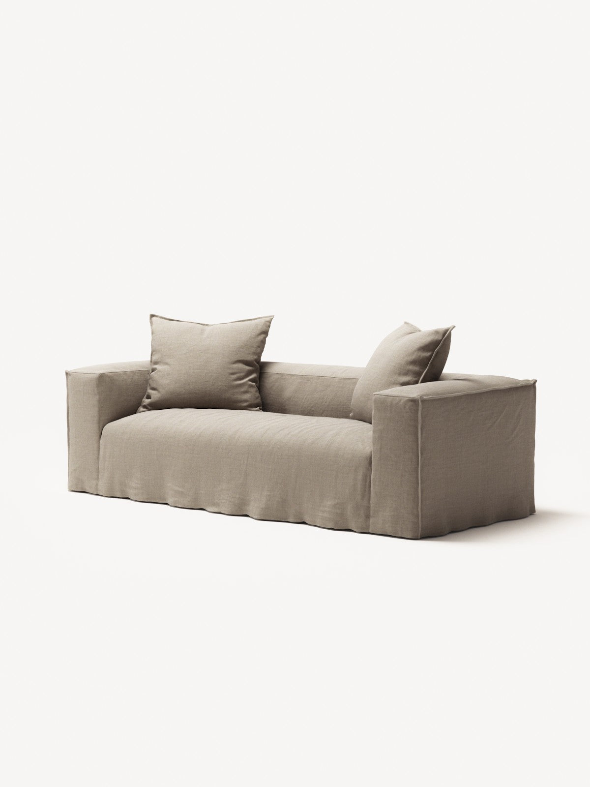 NOMAD - 2 Seat - Pure Linen Sandy Beige
