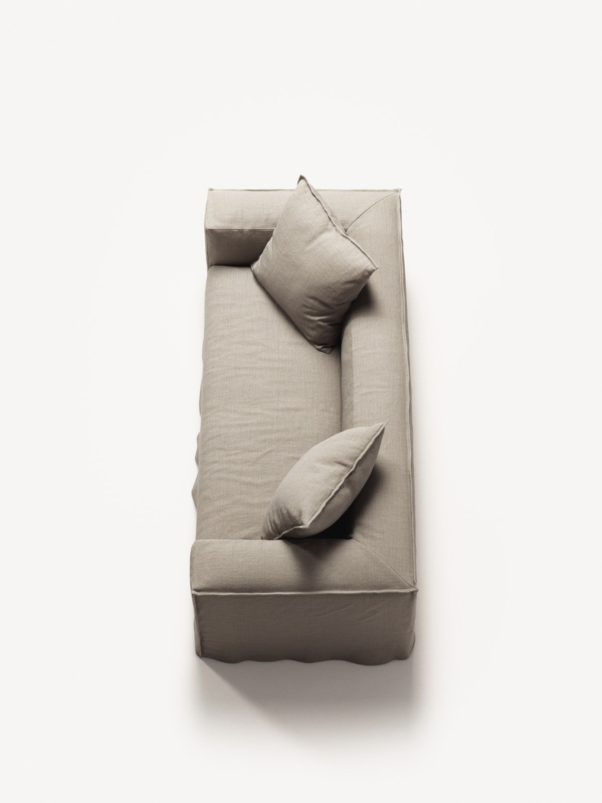 NOMAD - 2 Seat - Pure Linen Sandy Beige