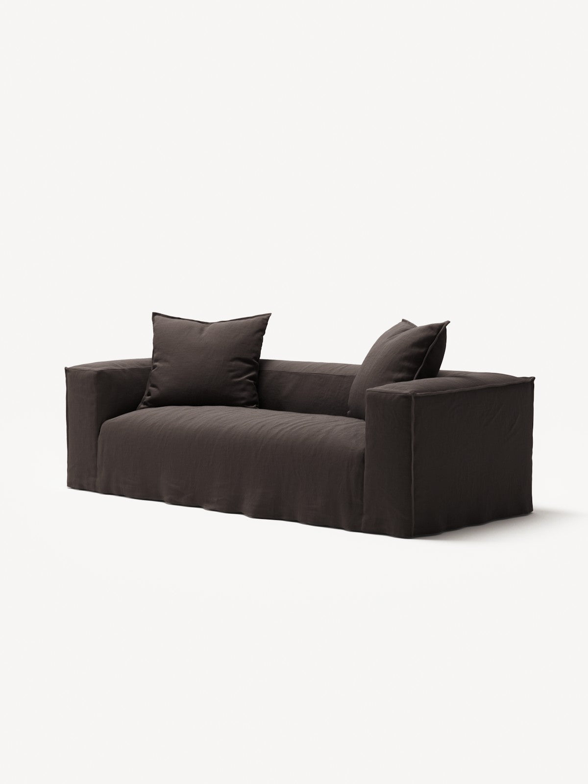 NOMAD - 2 Seat - Pure Linen Truffle Brown