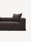 NOMAD - 2 Seat - Pure Linen Truffle Brown