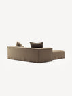 NOMAD - 2 Seater with Pouf - Pure Linen Natural