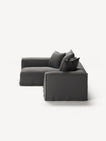 NOMAD - 3 Seater with Chaise Lounge - Left - Brushed Cotton Dark Gray