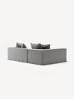 NOMAD - 3 Seater with Chaise Lounge - Left - Brushed Cotton Light Gray