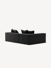 NOMAD - 3 Seater with Chaise Lounge - Left - Pure Linen Dark Charcoal