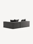 NOMAD - 3 Seater with Chaise Lounge - Right - Brushed Cotton Dark Gray