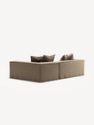 NOMAD - 3 Seater with Chaise Lounge - Right - Pure Linen Natural