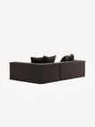 NOMAD - 3 Seater with Chaise Lounge - Right - Pure Linen Truffle Brown