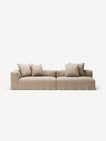 NOMAD - 3 Seat with open end - Right - Brushed Cotton Sandy Beige