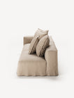 NOMAD - 3 Seat with open end - Right - Brushed Cotton Sandy Beige