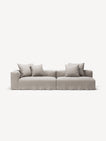 NOMAD - 3 Seat with open end - Right - Textured Blend Beige