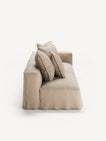 NOMAD - 3 Seat with open end - Left - Brushed Cotton Sandy Beige