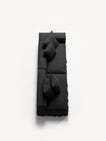 NOMAD - 3 Seat with open end - Left - Pure Linen Dark Charcoal