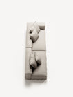 NOMAD - 3 Seat with open end - Left - Pure Linen Off-White