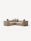 NOMAD - 4 Seat Corner - Left - Brushed Cotton Sandy Beige