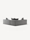 NOMAD - 4 Seat Corner - Left - Brushed Cotton Light Gray