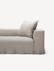 NOMAD - 4 Seat Corner - Left - Textured Blend Beige