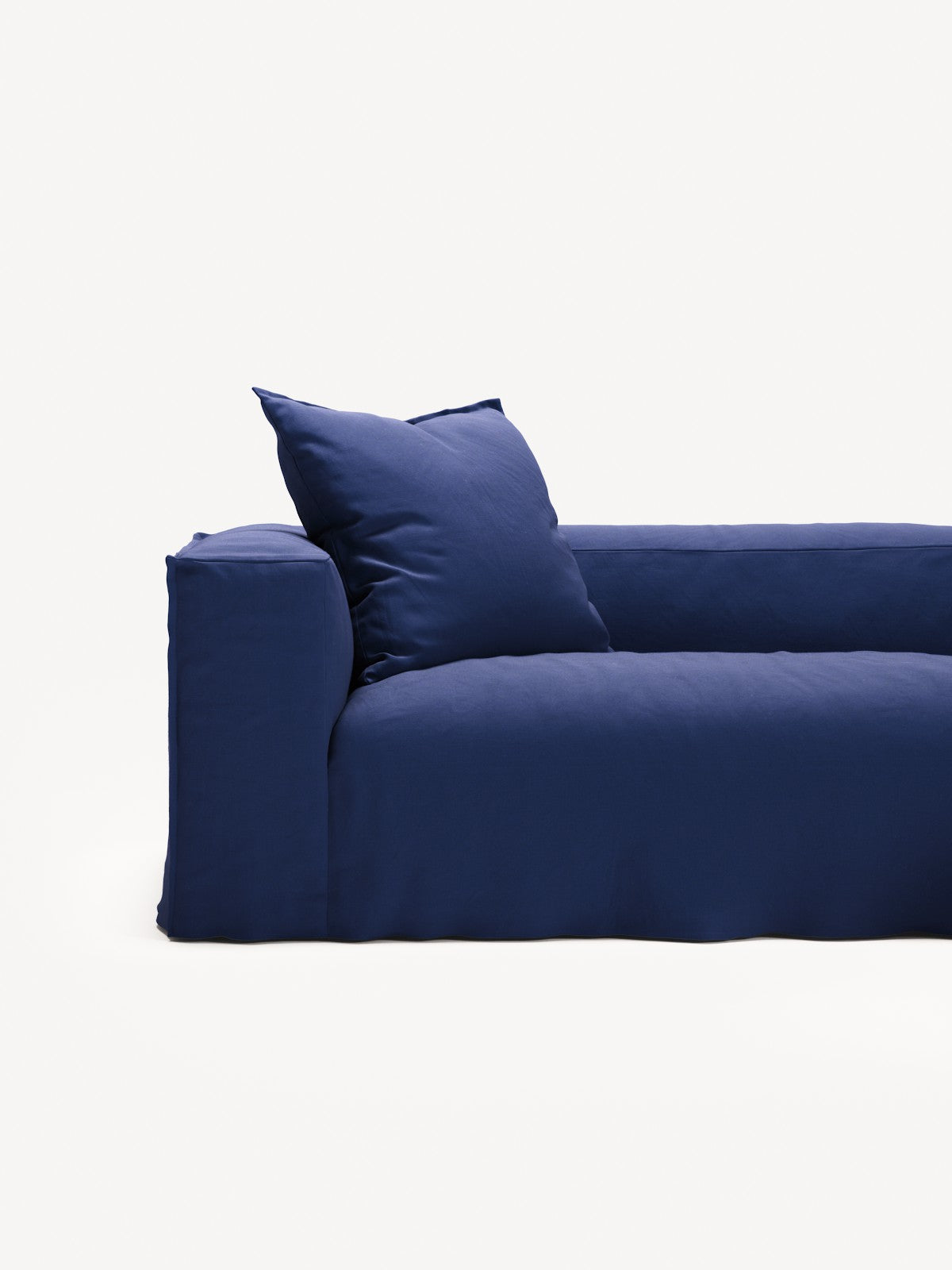 NOMAD - 4 Seat Corner - Right - Brushed Cotton Dark Blue
