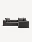 NOMAD - 4 Seat Corner - Right - Brushed Cotton Dark Gray
