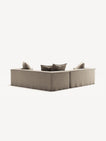 NOMAD - 4 Seat Corner - Right - Pure Linen Sandy Beige