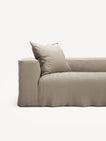 NOMAD - 4 Seat Corner - Right - Pure Linen Sandy Beige