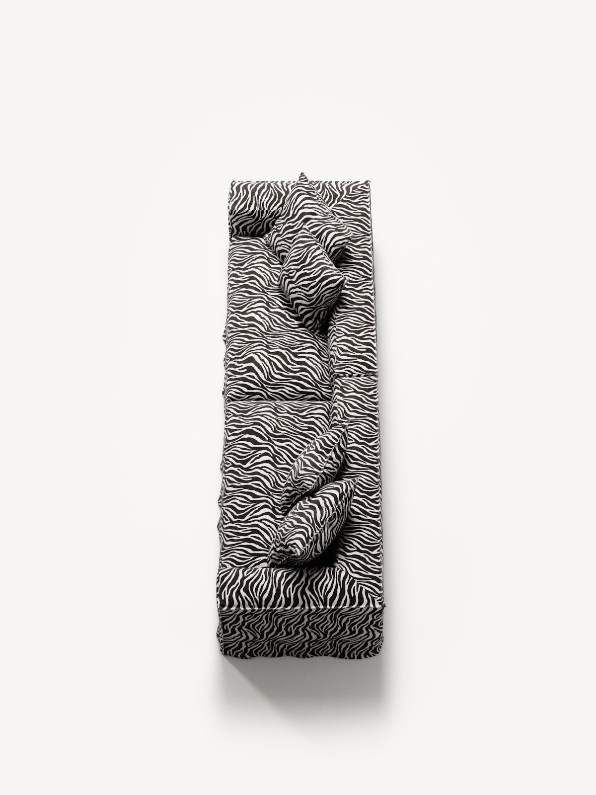 NOMAD - 4 Seat - Chenille Jacquard Zebra Black White