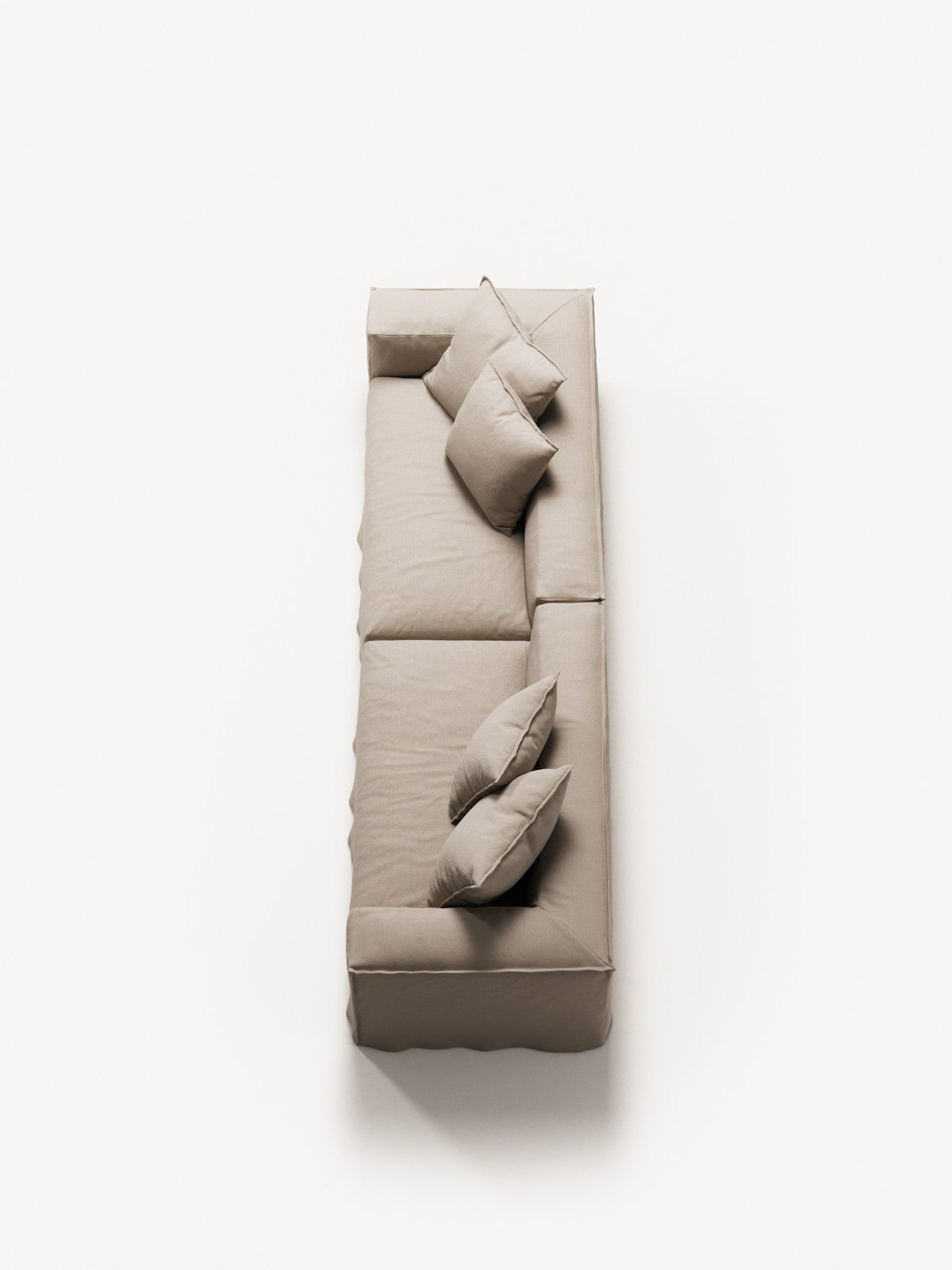 NOMAD - 4 Seat - Brushed Cotton Sandy Beige