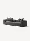 NOMAD - 4 Seat - Brushed Cotton Dark Gray