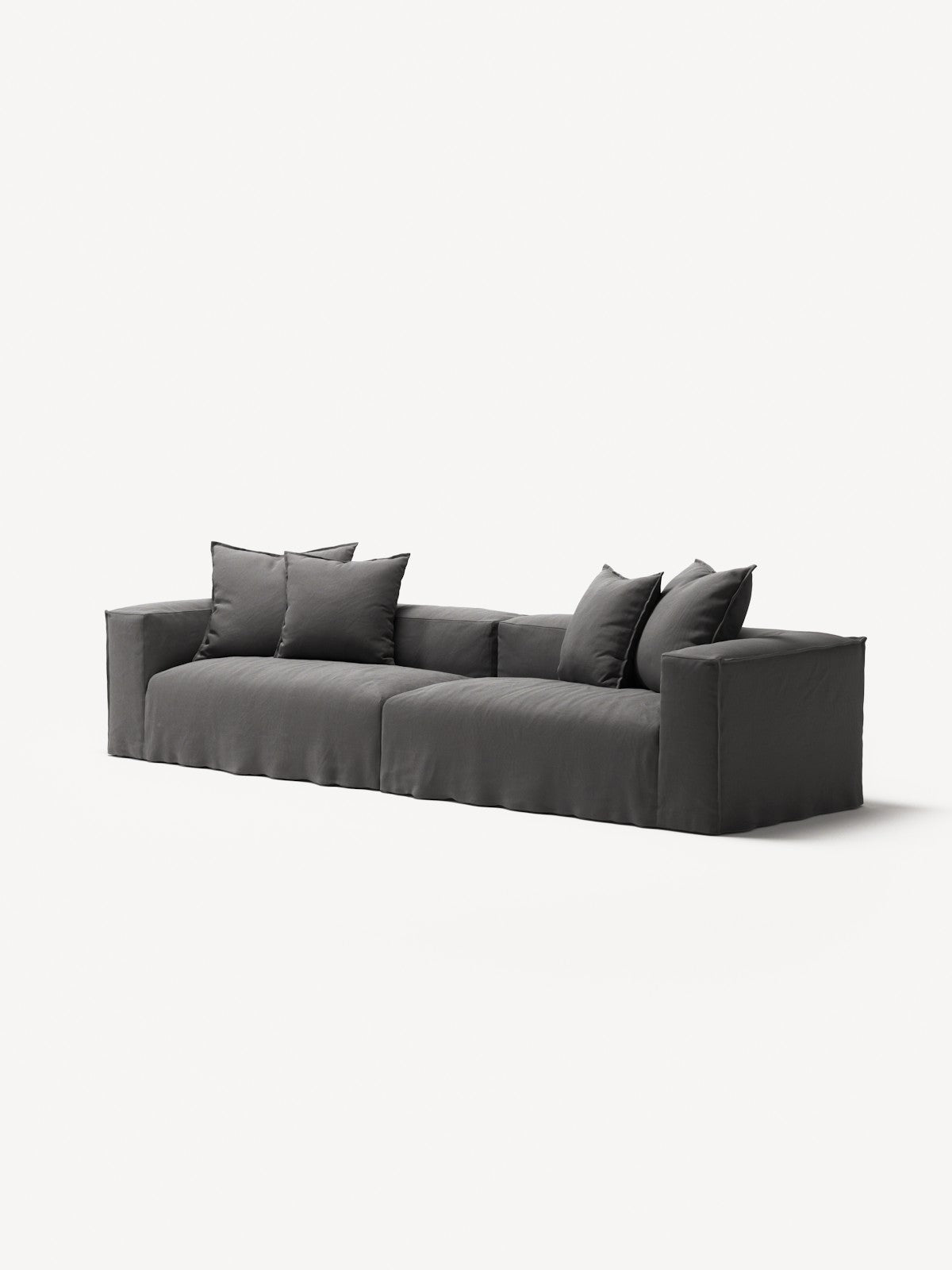 NOMAD - 4 Seat - Brushed Cotton Dark Gray