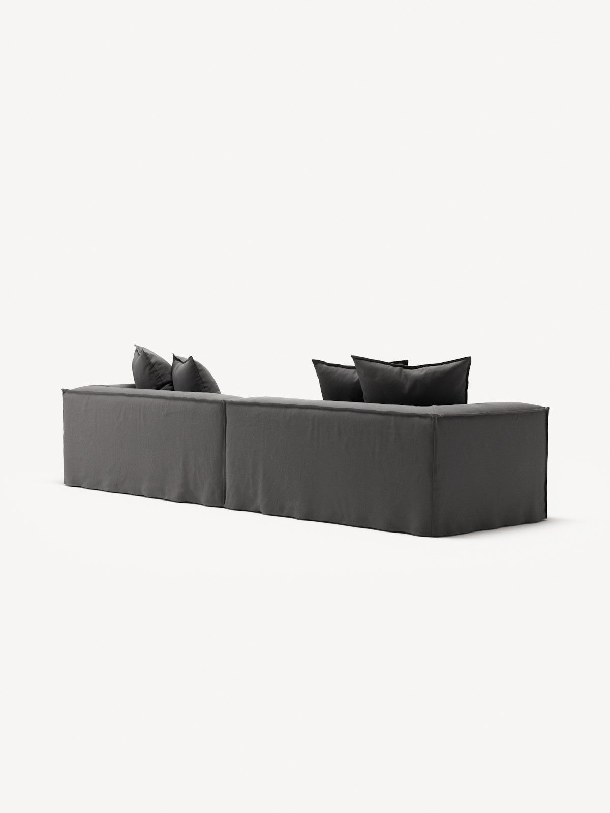 NOMAD - 4 Seat - Brushed Cotton Dark Gray