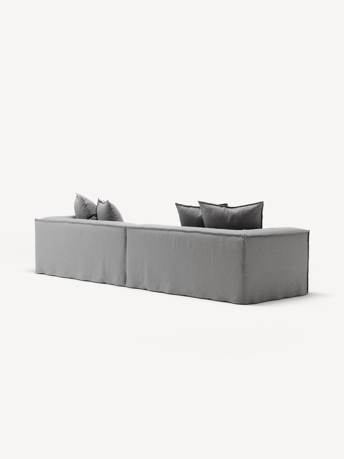 NOMAD - 4 Seat - Brushed Cotton Light Gray