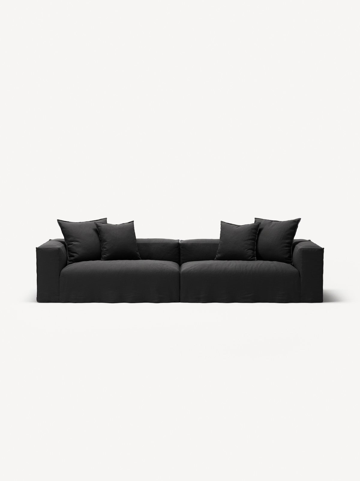NOMAD - 4 Seat - Pure Linen Dark Charcoal