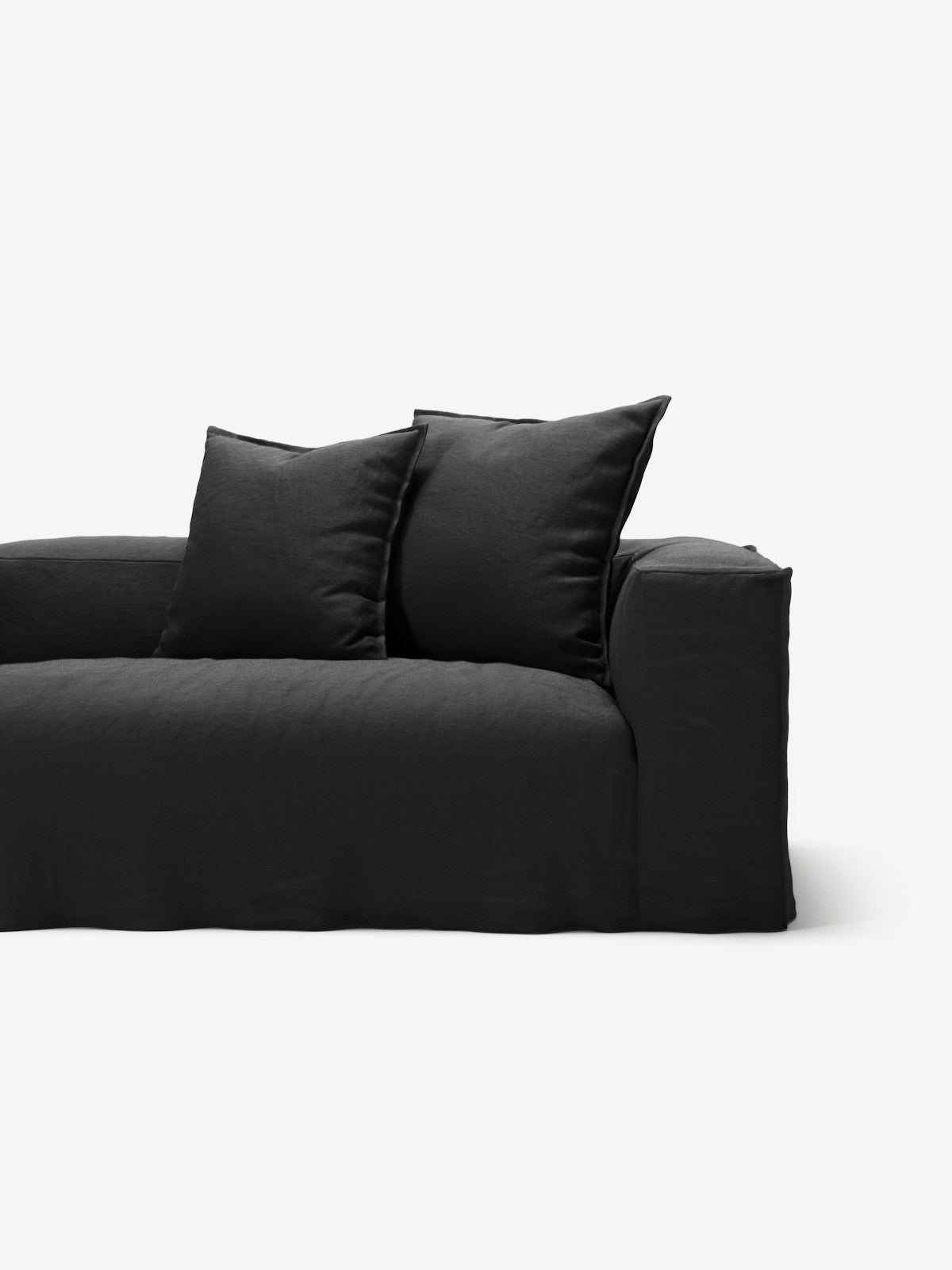 NOMAD - 4 Seat - Pure Linen Dark Charcoal