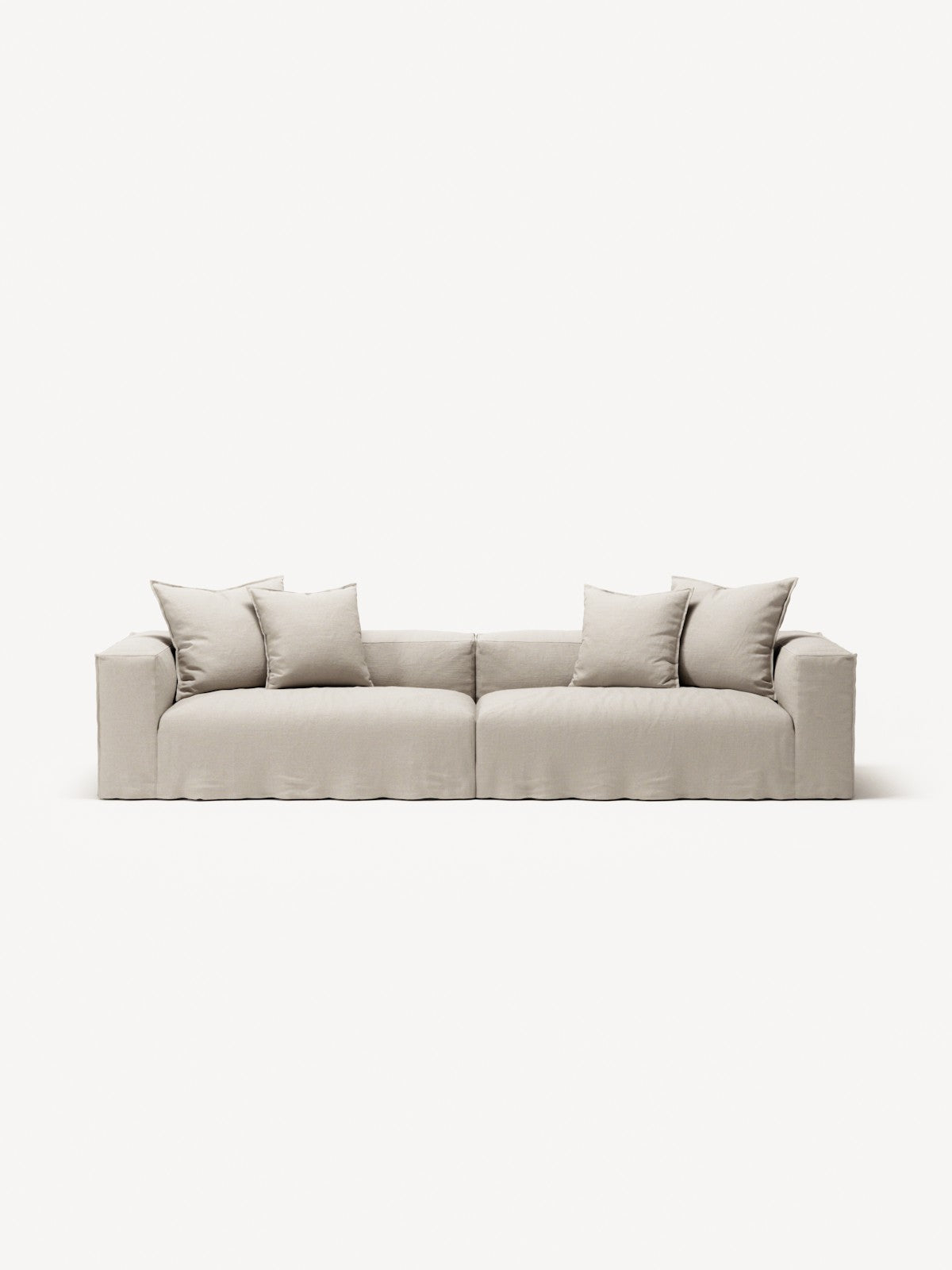 NOMAD - 4 Seat - Pure Linen Off-White