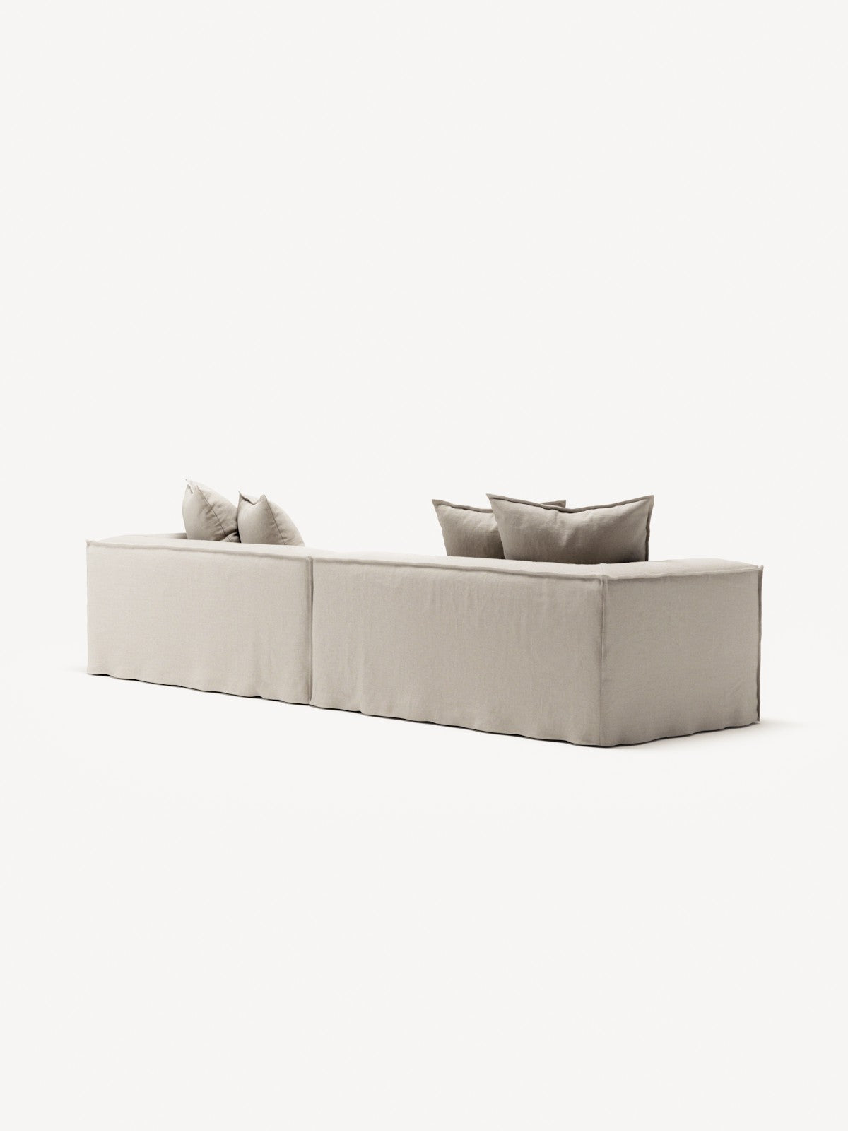 NOMAD - 4 Seat - Pure Linen Off-White