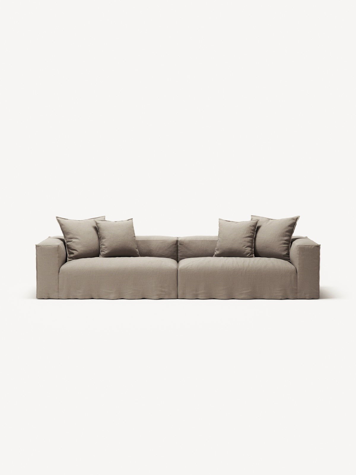 NOMAD - 4 Seat - Pure Linen Pale Gray